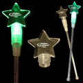 9" Green Star Light-Up Cocktail Stirrers